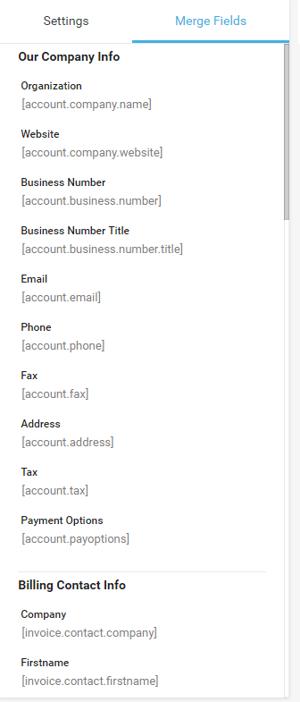 InvoiceTemplateMergeFields