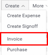 Create INvoice Ticket