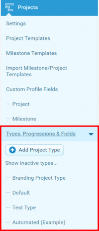 Types Progressions and Actions 2