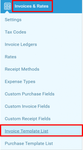 Invoices Rates 4