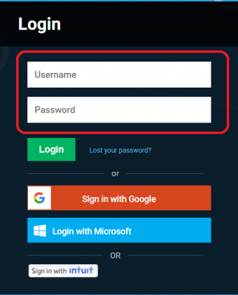 accelo login