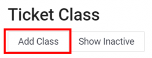 Ticket Class