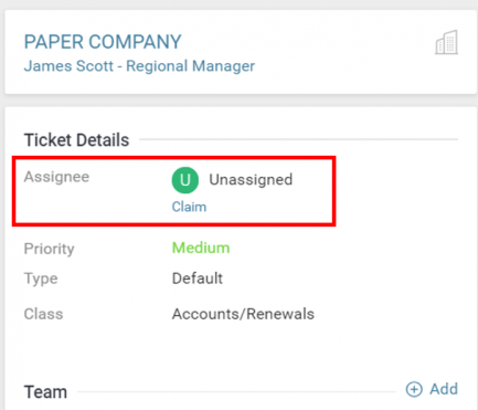 Unassigned Ticket 2