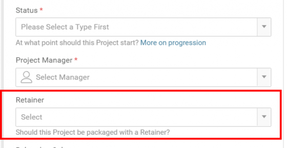 Project Retainer