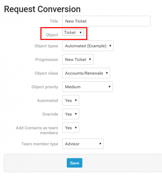 Convert Ticket 3