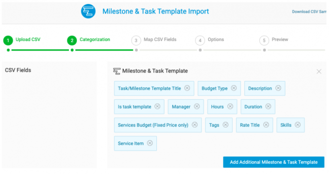 Milestone Task Import 123