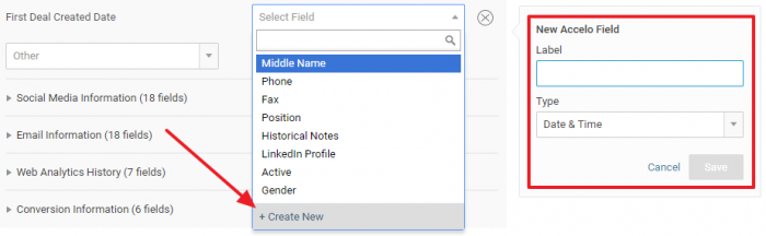 Create New Custom Profile Field