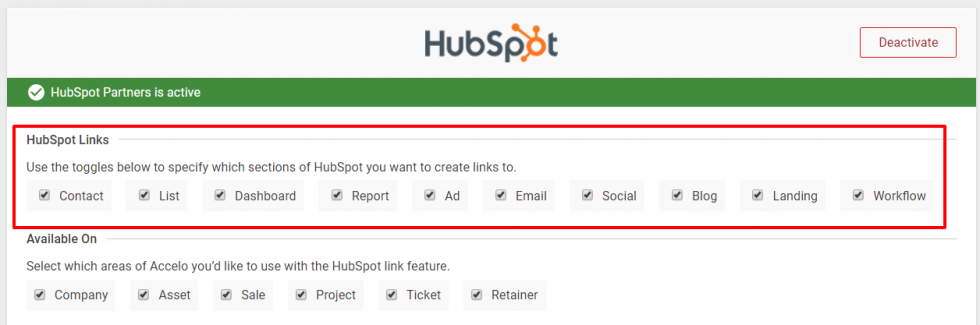 hubspot links