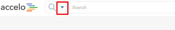 accelo.SearchBarDropDown